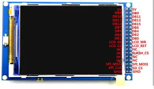 Бесплатная доставка! 3 2 дюймовый TFT ЖК экран модуль Ultra HD 320X480 для Arduino MEGA 2560 R3