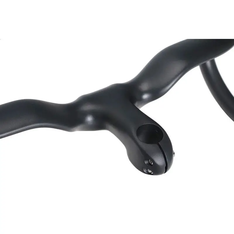 TOSEEK Интегрированный Дорожный велосипед руль со штоком углерода Рули для