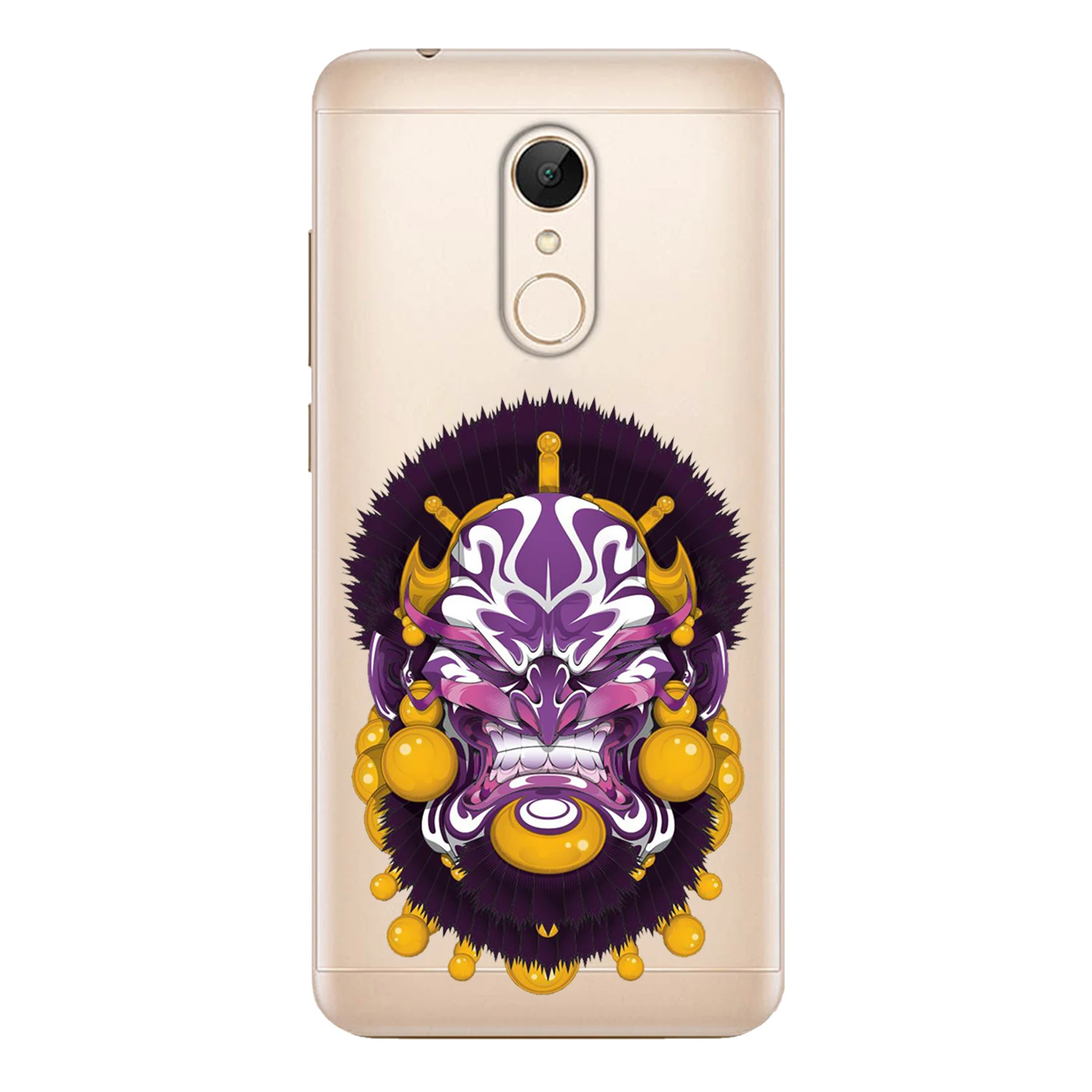 For Xiaomi Redmi 5 Case Cover 5.7&quot Soft TPU Silicone Popular Cool Mask Boxing Cat Middle Finger Star 23 Painted Phone Back |