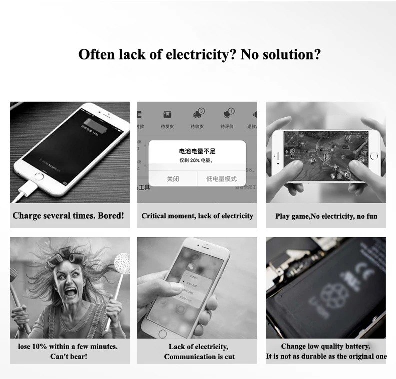 Аккумулятор Nohon для iPhone 6, 8 Plus, 6 Plus, 6 P, 8 P, 1810 мАч-3360 мАч, аккумуляторы+ инструменты для Apple iPhone 6, 8 Plus, 6 P, 8 P батарея