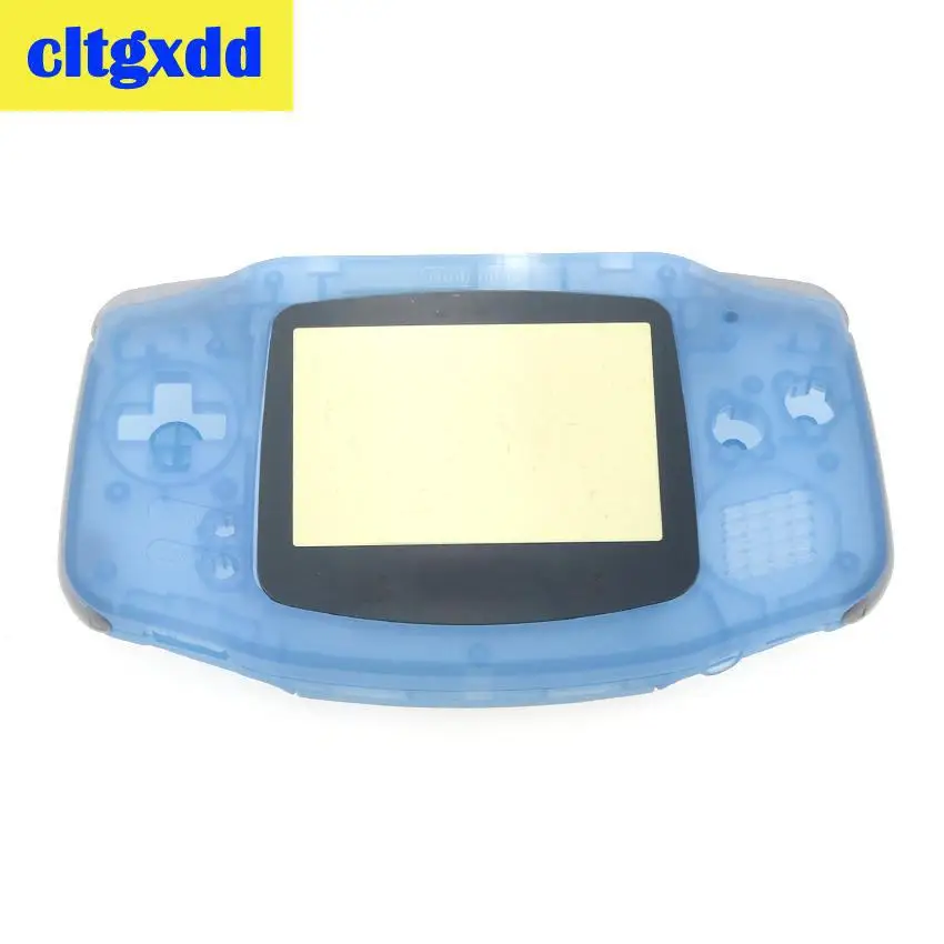 Luminous blue Cltgxdd полный запасной Корпус Корпуса для nintendo Game Boy GBA прозрачный синий корпус игровой консоли - Цвет: Luminous blue