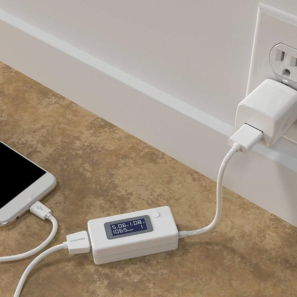 Тестер напряжения ЖК дисплей Micro USB зарядное устройство емкость аккумулятора ток