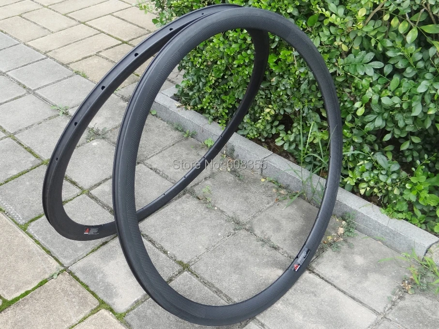 FLX-RIM-C03 : 3K Carbon matt Cycling road bike Bicycle 700C Clincher wheel rim 38mm (Basalt Brake Side) | Спорт и развлечения