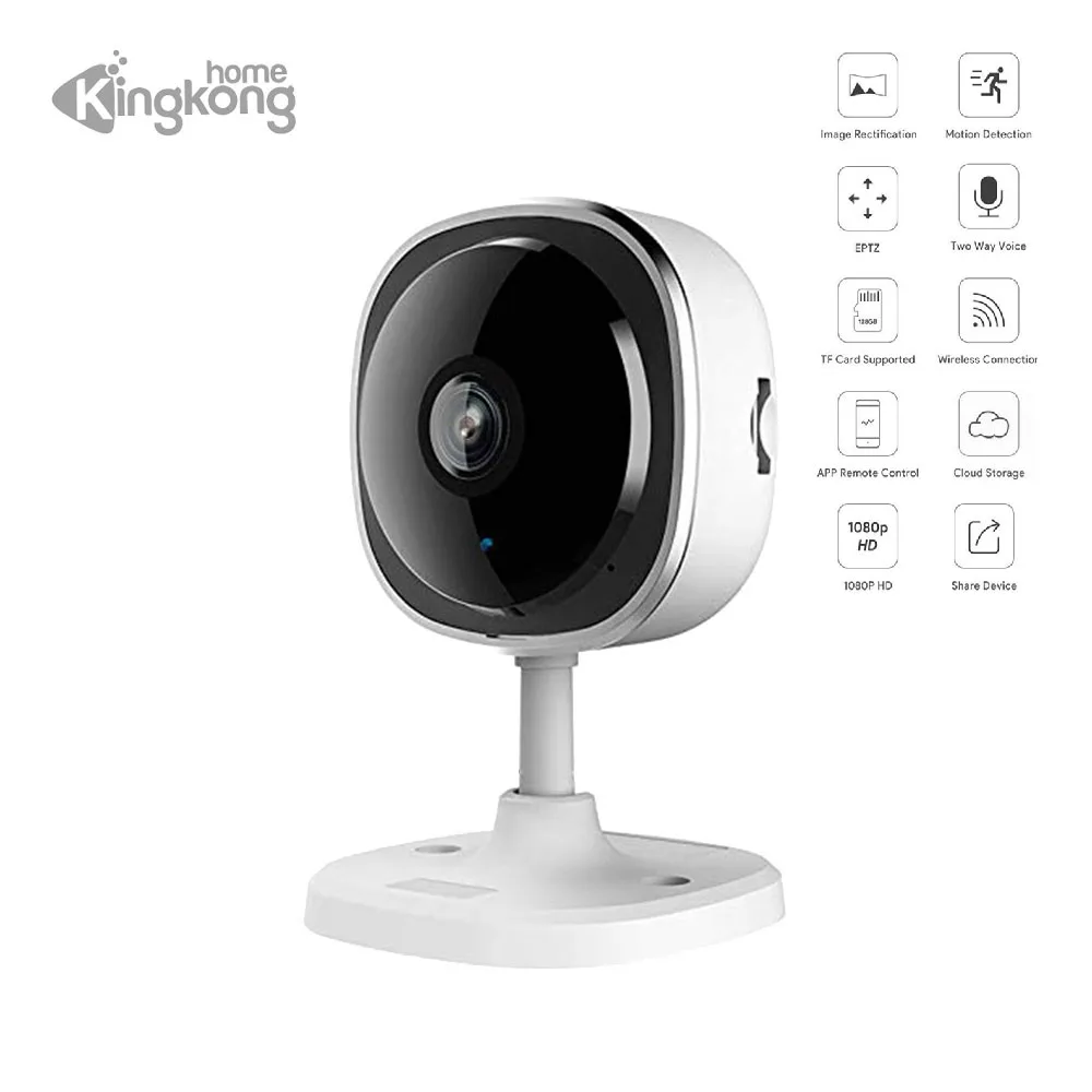 Kingkonghome IP Камера Беспроводной 1080 P Wi Fi видеонаблюдения Smart PTZ s Ночное видение CCTV