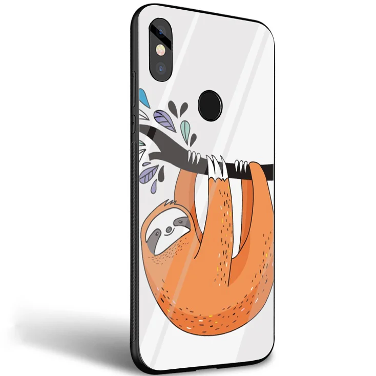 Стеклянный ТПУ чехол Desxz для xiaomi 8 Lite A1 A2 9 redmi note 5 6 7 Pro 6A 4X 5X 6X Pocophone F1|Чехлы-накладки|