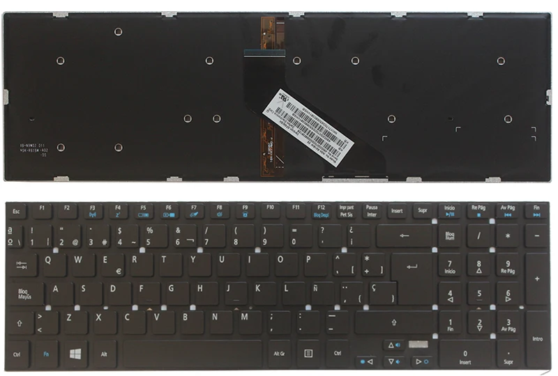 Новая испанская клавиатура для ноутбука acer Aspire V17 Nitro VN7-791 VN7-791G подсветка SP Клавиатура