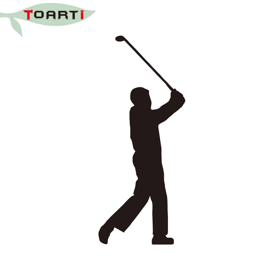 Golfer Golf Swing виниловая наклейка на автомобиль окно грузовика бампер Декор Съемный