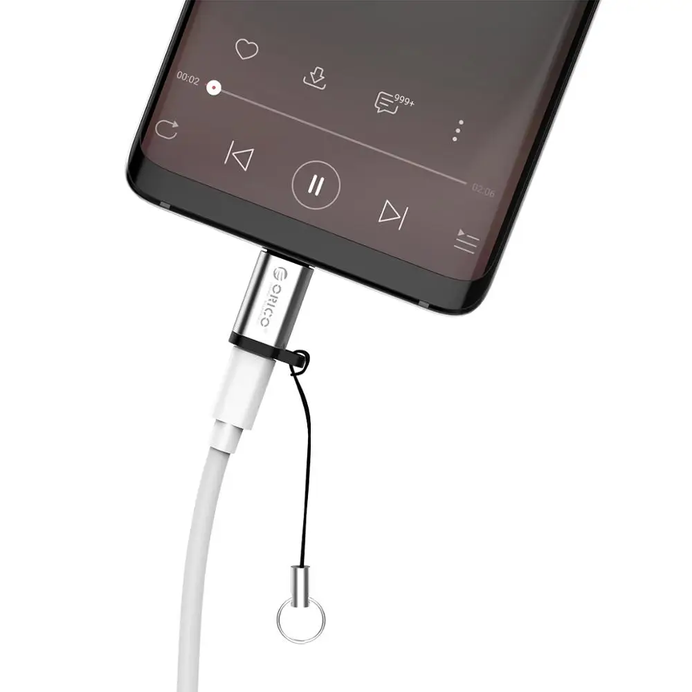 Адаптер ORICO type C-Micro USB с функцией OTG для зарядки и передачи данных Micro USB-type C для huawei Macbook