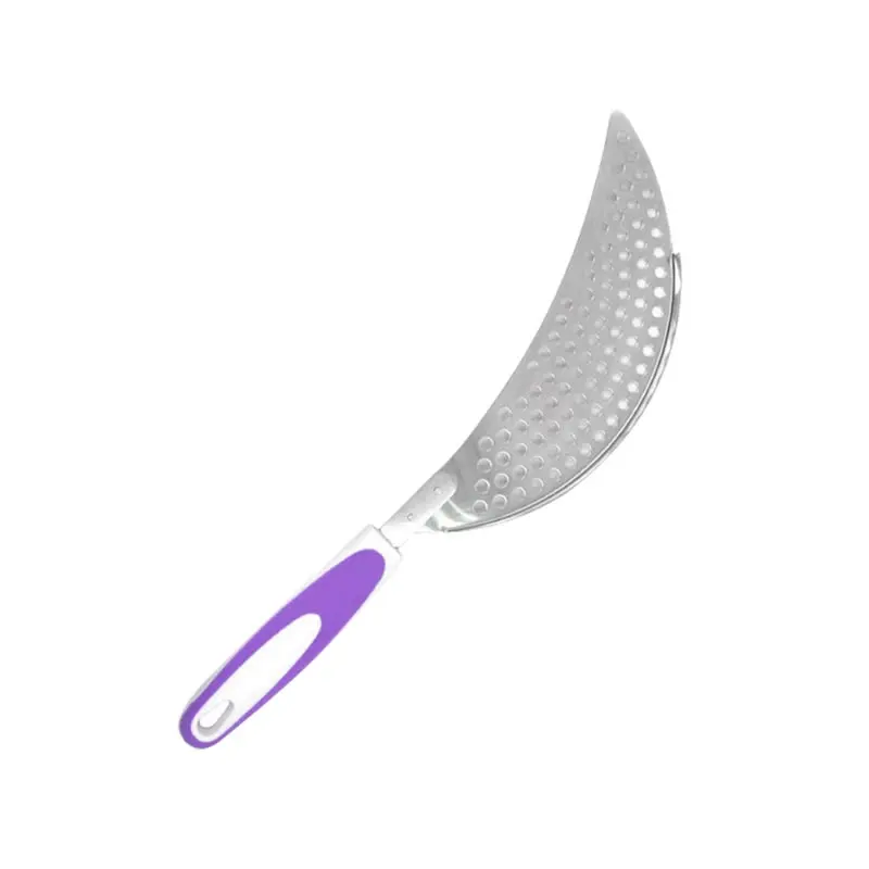 Purple Queentime фильтр для воды из нержавеющей стали, рисовая фасоль, паста, чистящее сито, фруктовый Овощной сетчатый дуршлаг, суп, кухонный фильтр - Color: Purple