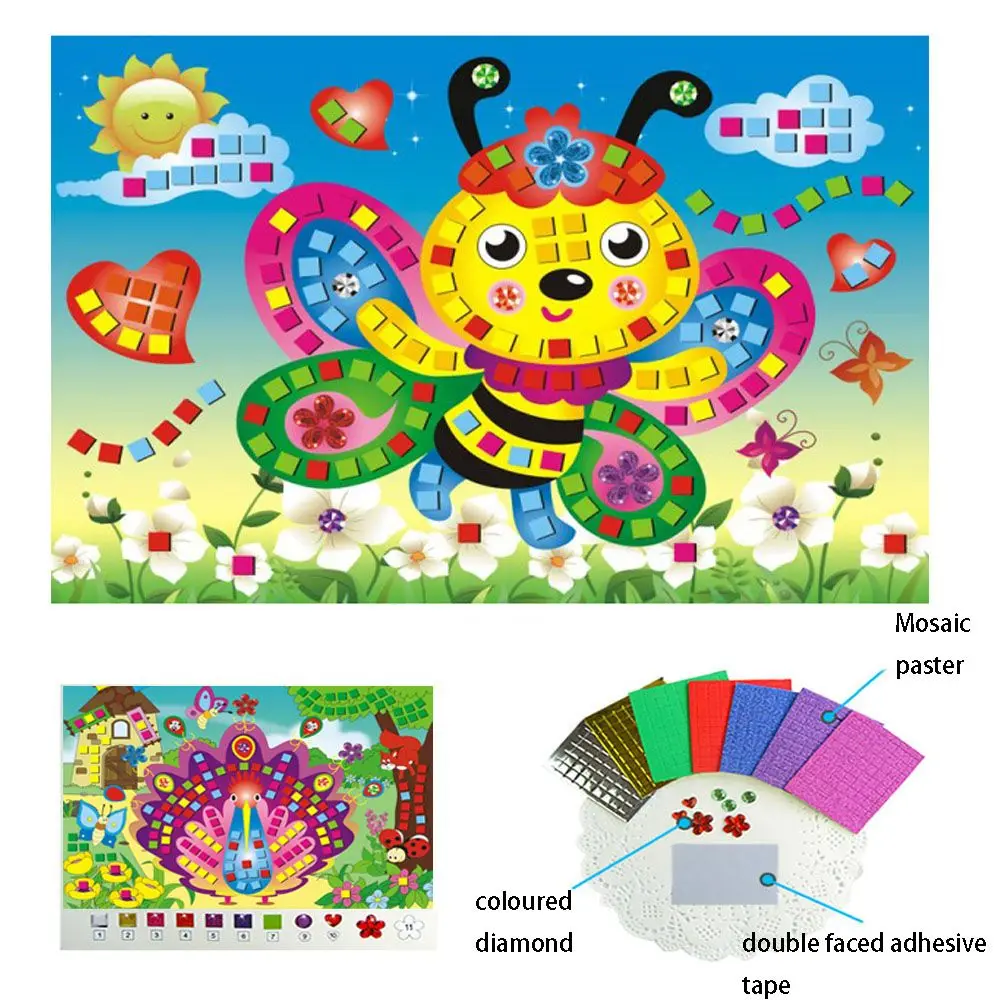 Хрустальная наклейка 3D из вспененного этилвинилацетата художественные Детские