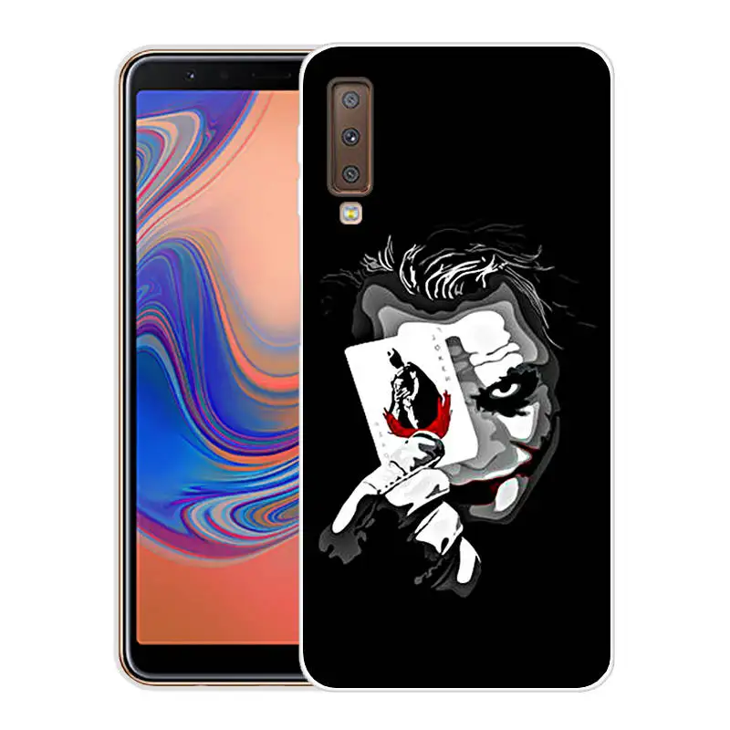 Для Samsung Galaxy A7 2018 чехол мягкий TPU для телефона A750F A750 SM-A750F A 7 силиконовый | Мобильные