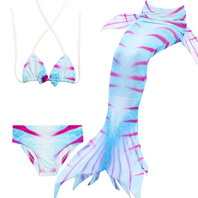JP135 Swimsuits 5 шт.,, детский купальный костюм с хвостом русалки и плавником для девочек, купальный костюм бикини пляжное платье купальный костюм с моносиновым флиппером для плавания - Цвет: JP135 Swimsuits