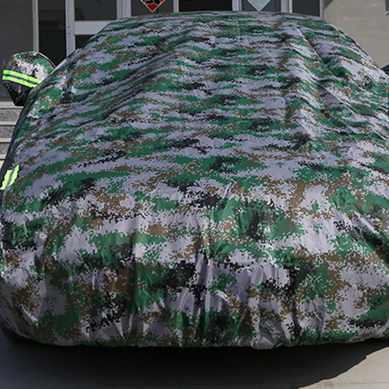 Car jacket Camouflage car cover Casing thickening Oxford cloth Heat insulation sunshade Sun protection raincoat dustproof | Автомобили и