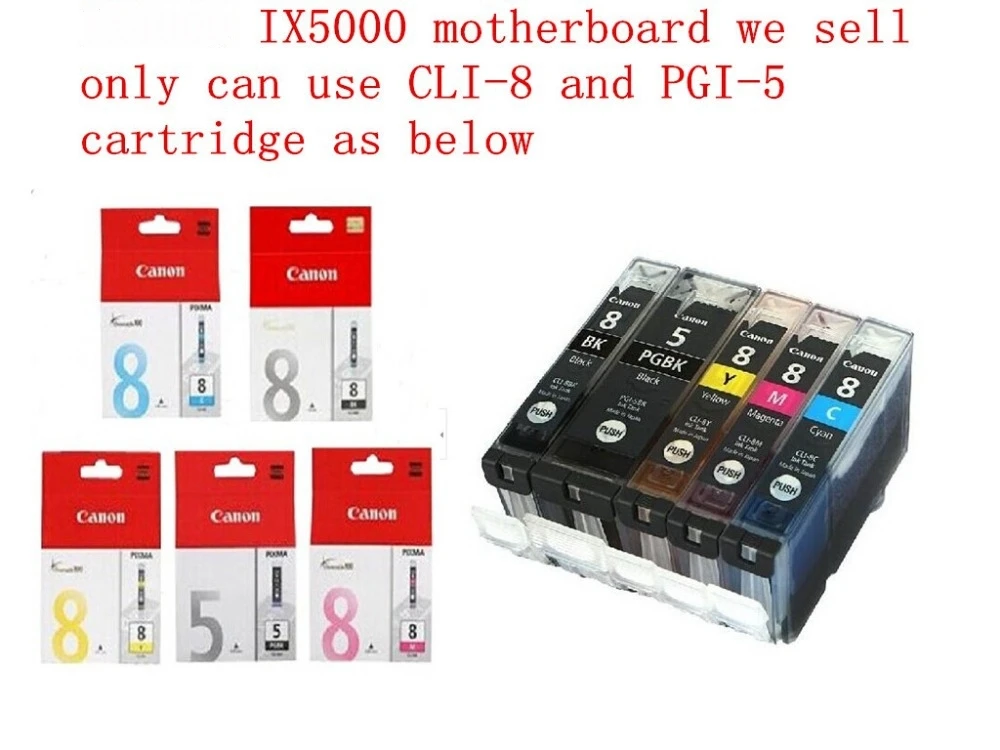 

Hot!100% good quality for canon IX5000 printer formatter board motherboard only support CLI-8 and PGI-5