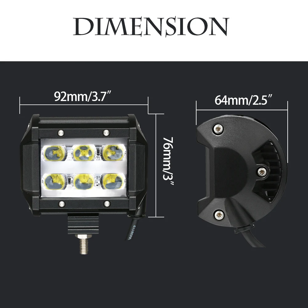 Светильник ная панель 9D 2 шт. 4 дюйма 12 в 24 в|bar led|bar led lightbar bar |