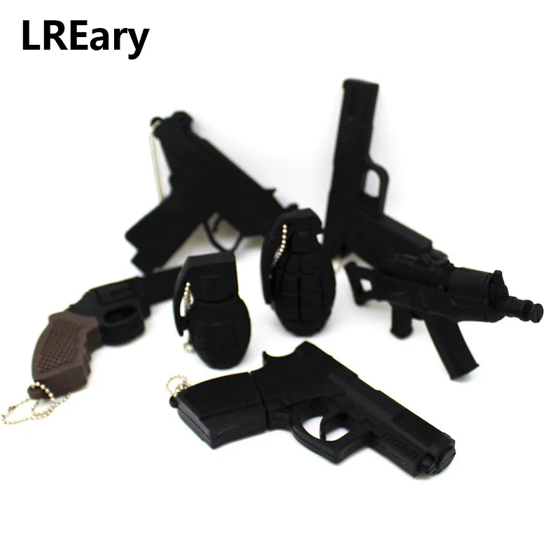 Cool ak47 пистолет Модель usb флэш накопитель ручка 8 ГБ 16 32 64 Гб карта памяти 4 флешки