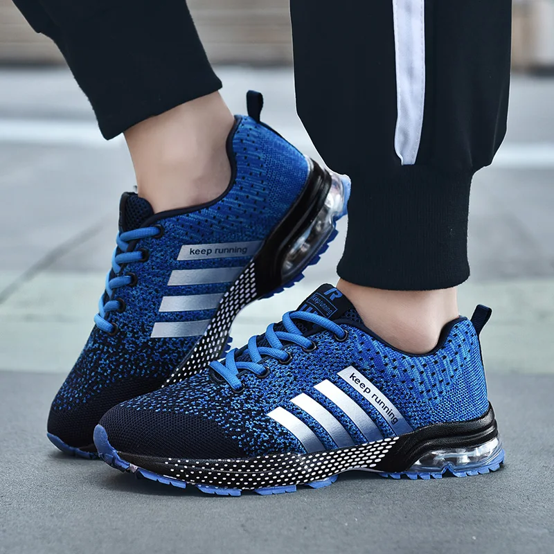 2019 Air Cushion Breathable Shoes For Men Music Rhythm Upgraded Soft Deodorant Insole Outdoor Walking Male Footwear | Обувь