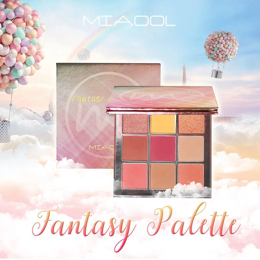 Miaool прессованная матовая блестящая Мерцающая палитра Перламутровые тени для век