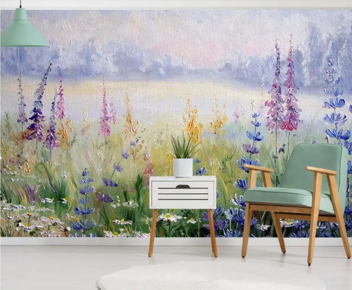 Фреска на стену Лаванда