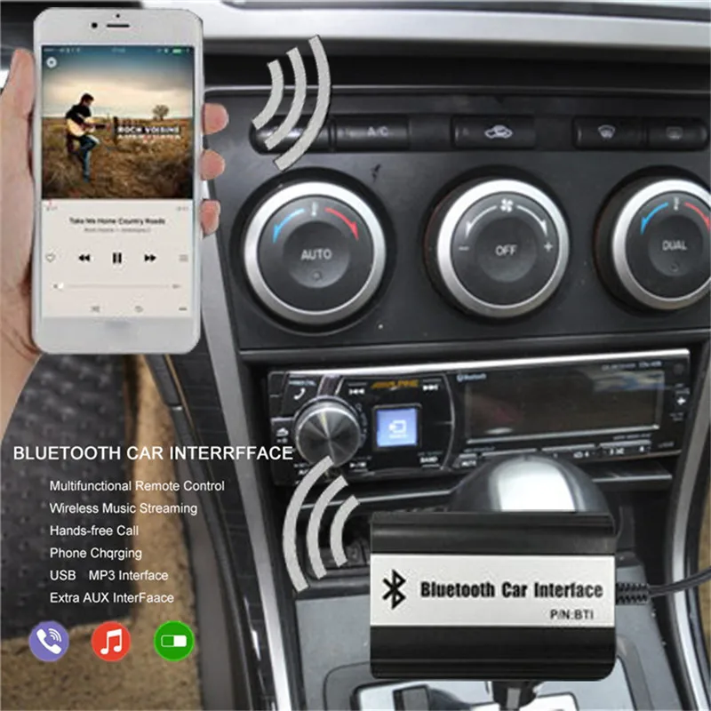 Автомобильный Bluetooth A2DP MP3 адаптер AUX USB Bluetooth Handsfree Car Kit Музыка зарядки для toyota, lexus, Scion OEM радио fit Navigation Системы