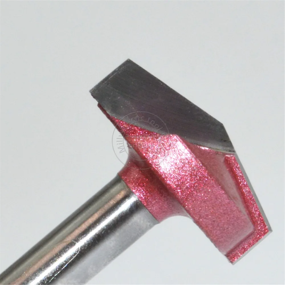 6 мм * 150 градусов 22 CNC Вольфрамовая сталь 3D V бит станок с ЧПУ ПВХ МДФ акрил