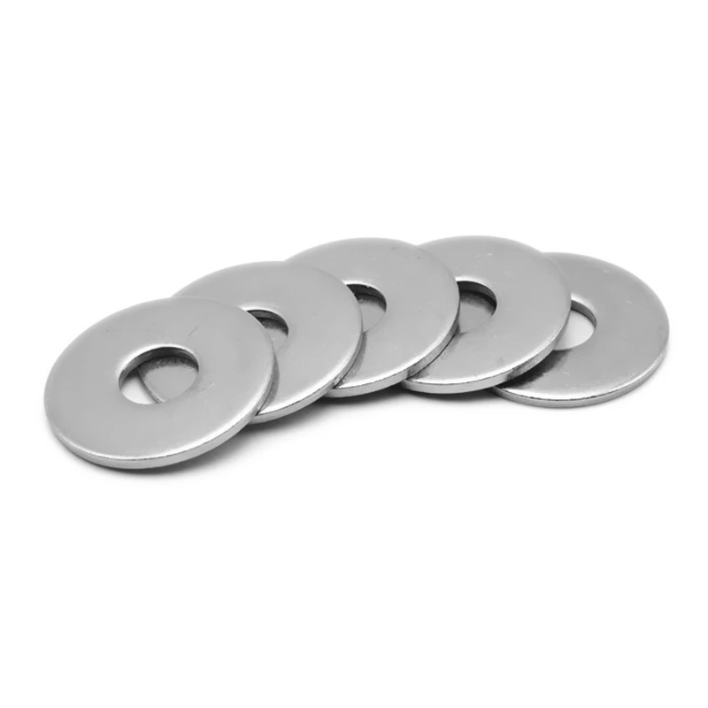 SHGO-M5x10mm Stainless Steel Round Flat Washer for Bolt Screw 100Pcs | Обустройство дома