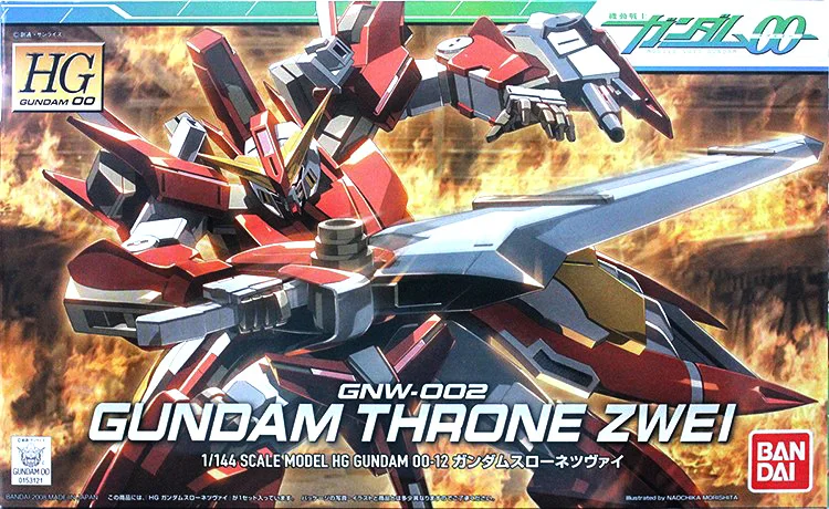 Bandai Gundam 53121 00 1/144 HG 12 мобильный костюм ZWEI сборные модели наборы аниме экшн фигурки