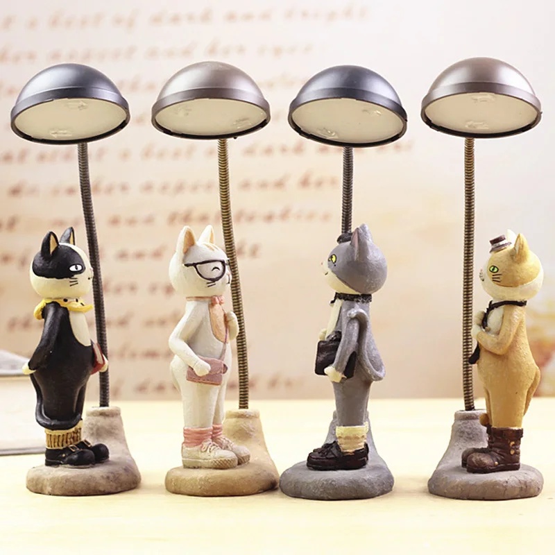 Детский подарок мультяшное украшение полимерные изделия Zakka Nickey кот ночной