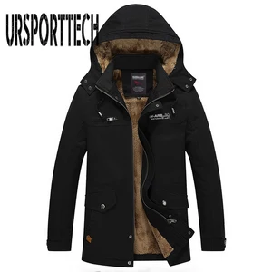 Куртка мужская плюшевая моющаяся, повседневная верхняя одежда, ветрозащитная парка с капюшоном, большие размеры, Осень-зима