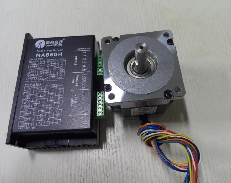 Шаговый двигатель Leadshine DMA860H комплект из 2 шаговых двигателей NEMA 34 крутящий момент