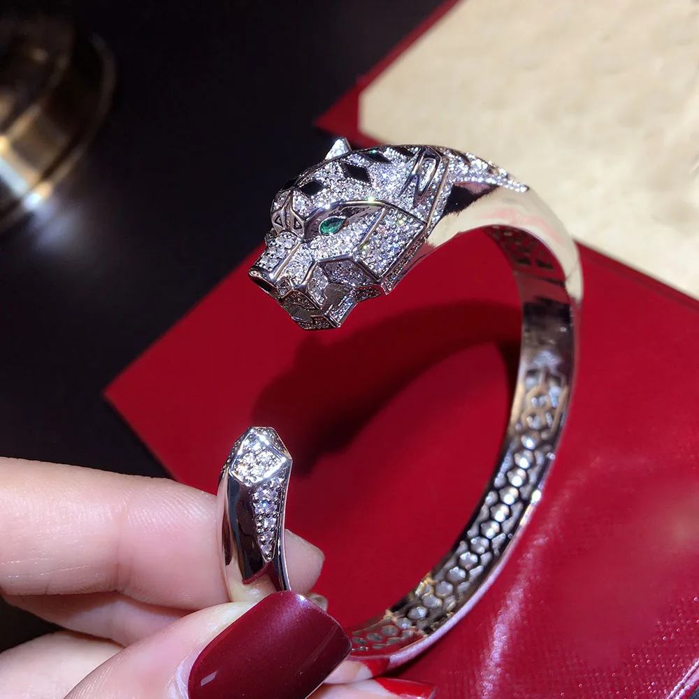 Дизайнерский Модный кубический цирконий bijoux femme 925 серебряный браслет с