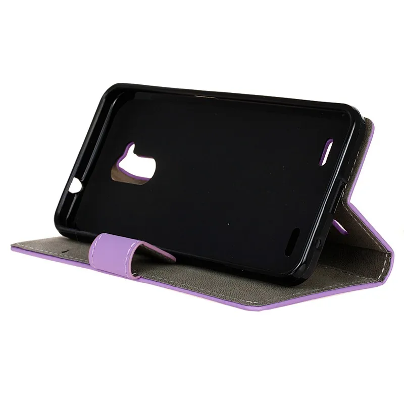 Фиолетовый PU Кожаный Бумажник Стенд Флип Case Обложка Для ZTE Blade V7 Lite (5.0 incn) Case|wallet