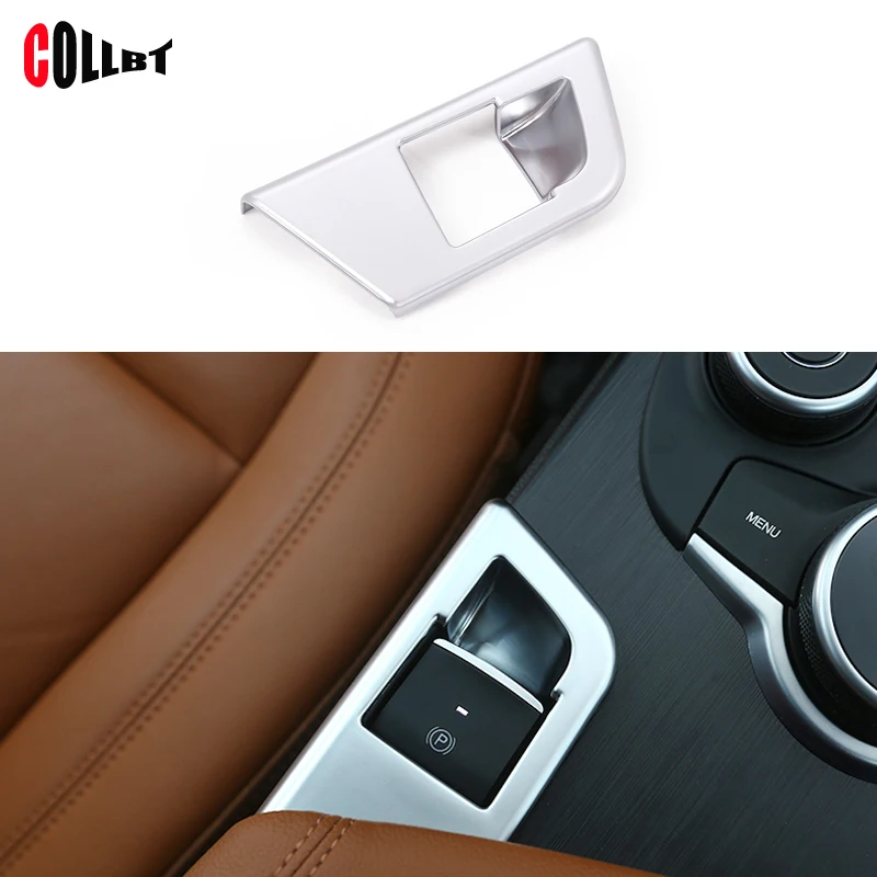 ABS Chrome Electronic Handbrake Sequins Decoration Cover Trim For Alfa Romeo Giulia | Автомобили и мотоциклы