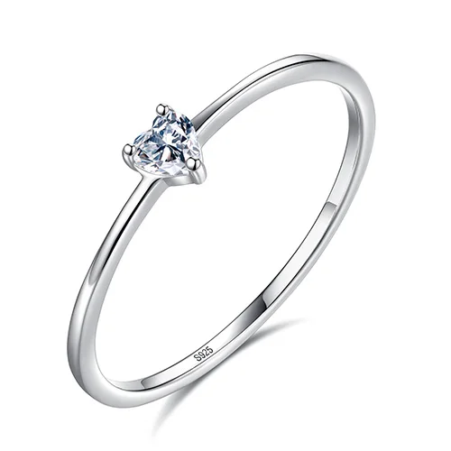 YJ1279 FOREWE 925 пробы Серебряное кольцо Минни палец кольцо для женщин Стерлинговое серебро ювелирные изделия подарок женское свадебное CZ Кольцо - Цвет основного камня: YJ1279