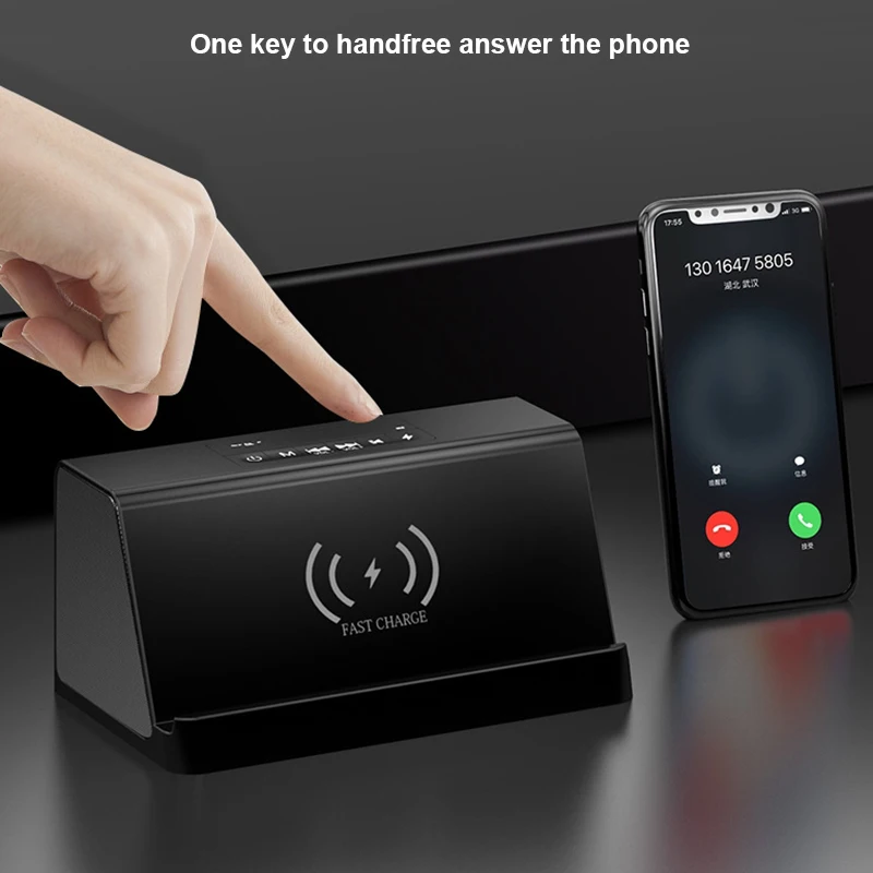20 часов Hifi беспроводной портативный Bluetooth динамик Беспроводное зарядное
