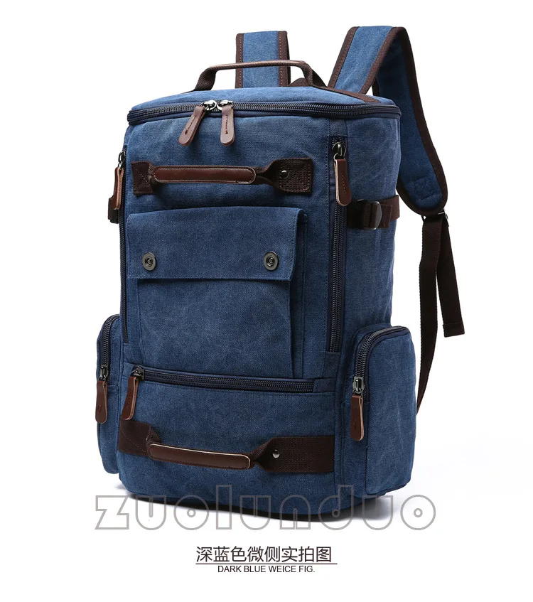 Большой холщовый рюкзак для мужчин Путешествия Back Pack Multifunctional сумка для женщин ноутбук школьные ранцы женский