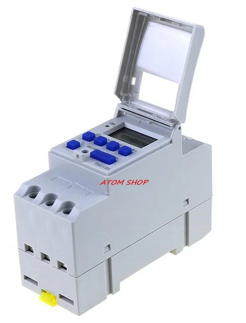 Цифровой программируемый таймер с DIN рейкой THC15A 220 В|220v din rail|digital programmable timerswitches |