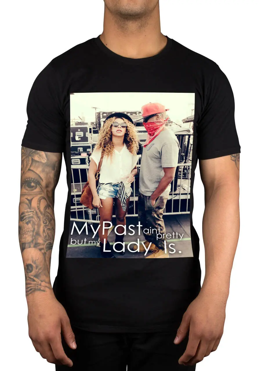 My Past ainnot Pretty But Lady Is T shirt Jay Z Beyonce Hov Blow Magna cartaбесплатная доставка мужские новые