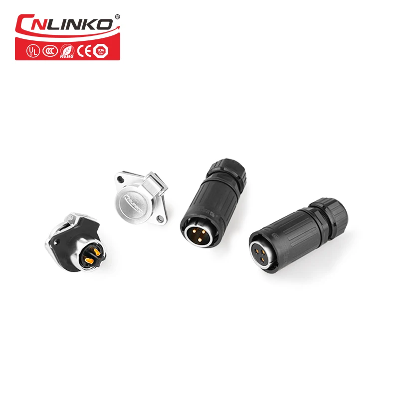 Водонепроницаемый соединитель для пластика серия YA M20 2 12 Pin 20A 12V IP67|Соединители| |