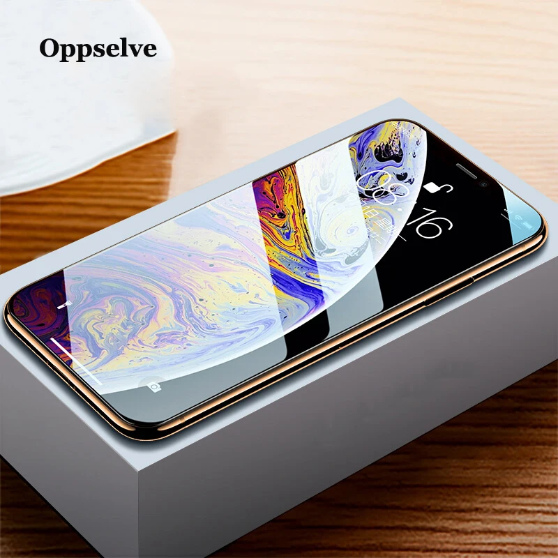 Закаленное стекло для iPhone X 11 PET Edge 3D полное покрытие защита экрана закаленное