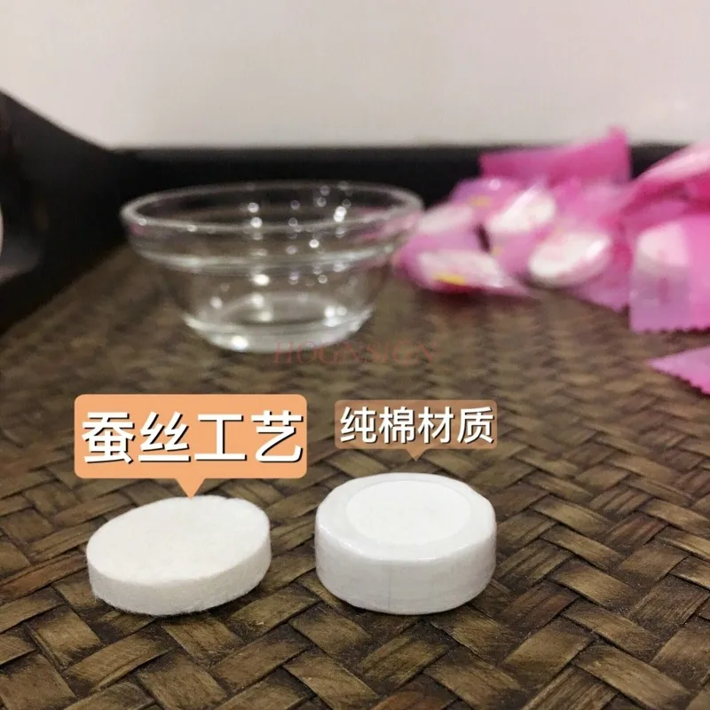 

100 Pcs Compressed Paper Material Ultra Thin Mask Grain Cotton Non Woven Fabric Spa Diy Paper Film Sale