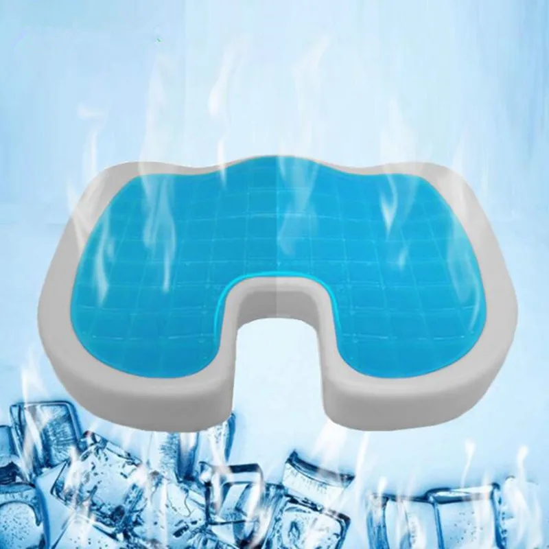 Prezzo Gomma Piuma Di Memoria In Lattice A Forma Di U Del Gel Del Silicone Cuscino Di Gomma Piuma Di Memoria Cuscino Coccige Proteggere Rimbalzo Lento Unisex Di Estate Fresco Sedia Cuscino