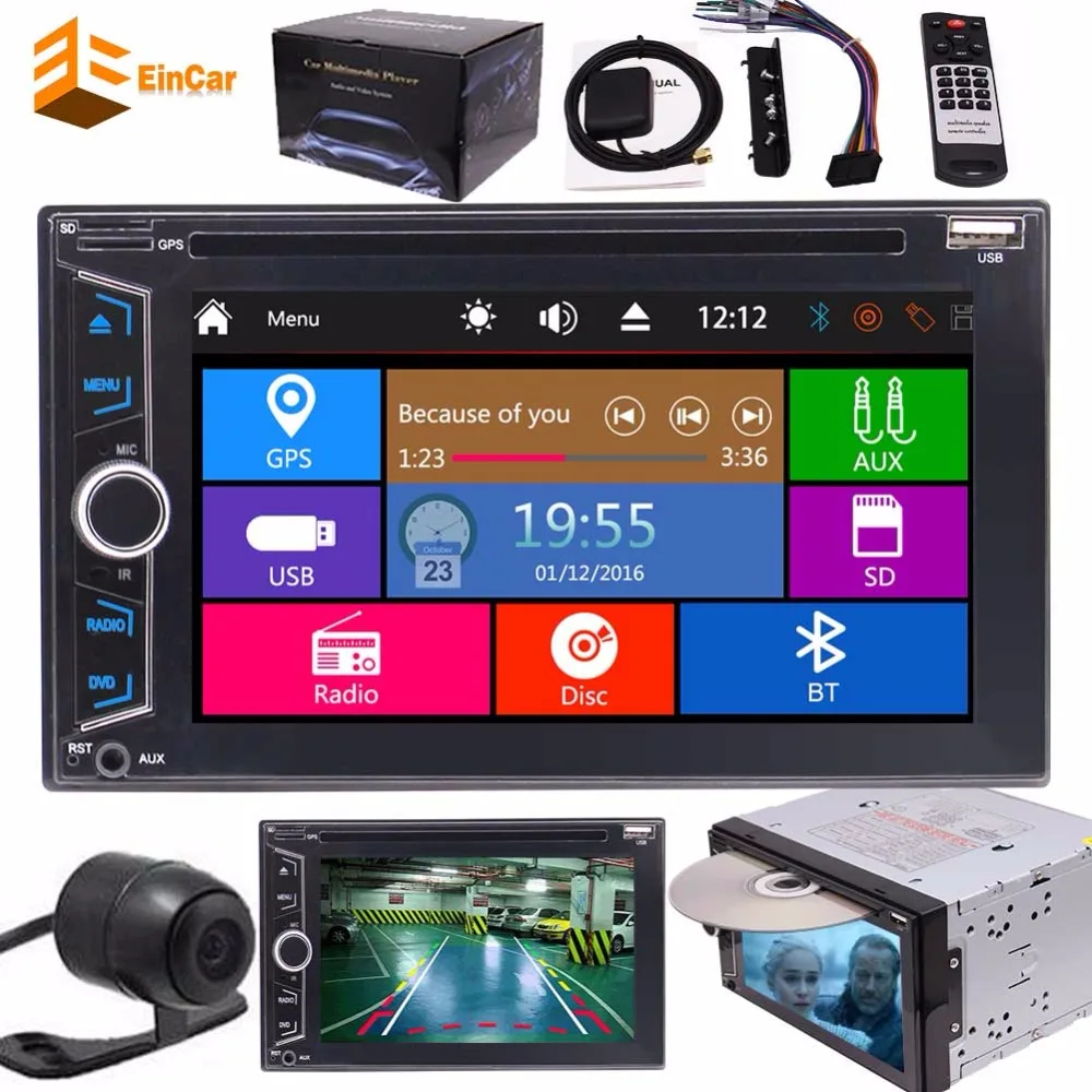 Двойной 2 Din автомобильный Кассетный мультимедийный стерео cd DVD плеер gps навигация