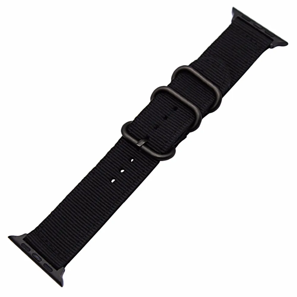 Ремешок нейлоновый для наручных часов спортивный браслет iWatch Apple Watch SE Series 6 5 4 3 2 1