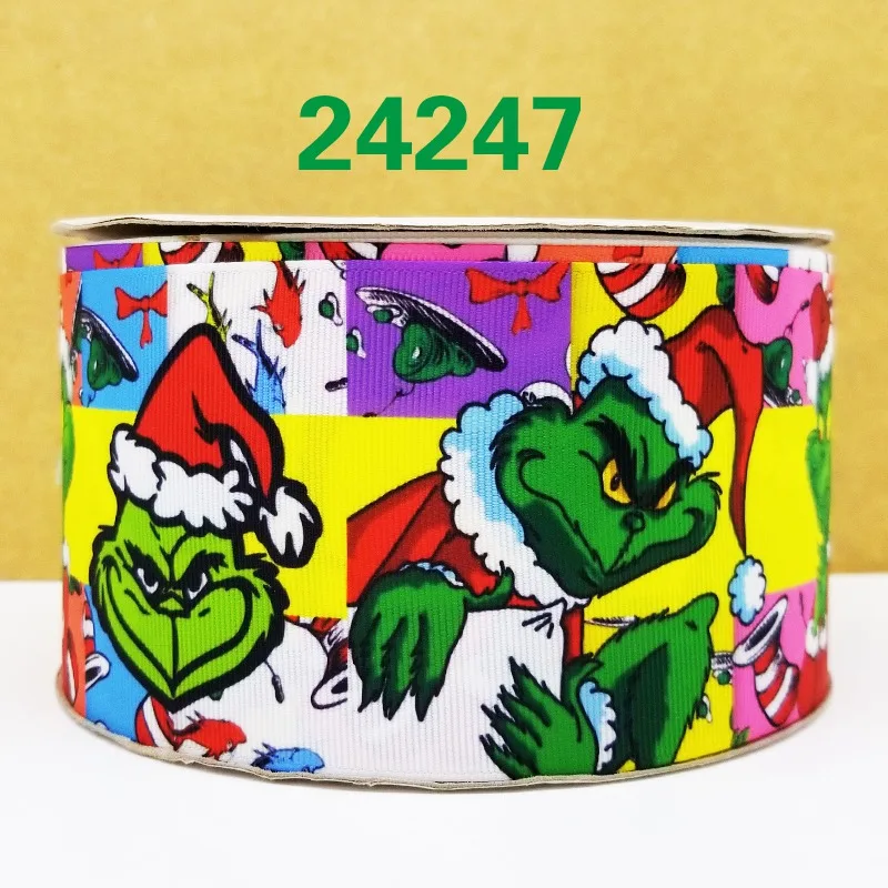Бесплатная доставка 50 ярдов мультфильм печатных grosgrain ленты 24334|Ленты для шитья| |
