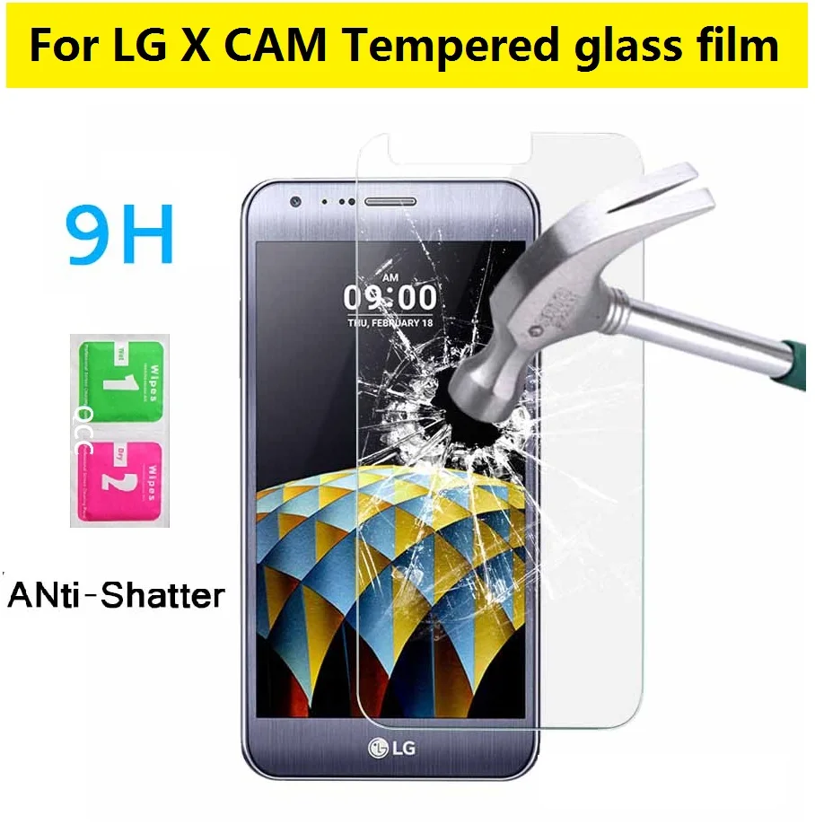 Лучшая Противоударная пленка из закаленного стекла для LG X Cam K580 / Screen View K500DS