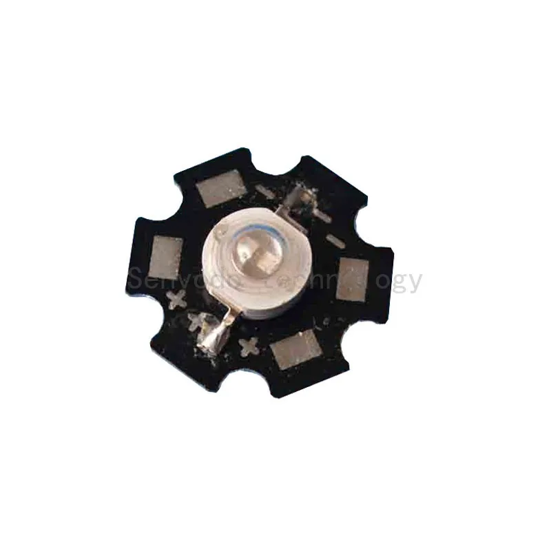 

20X High quality 5W UV purple two chip 365-370nm led light beads with aluminum PCB free shipping