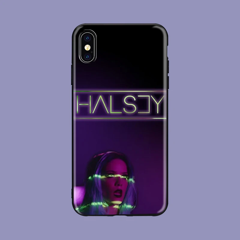 Halsey мягкий силиконовый черный чехол для телефона iPhone 5 5S SE 6 6s 7 8 plus X Xs XR max для Apple 5s