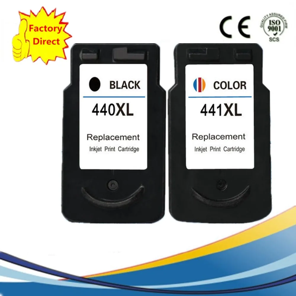 PG440XL PG 440XL PG440 CL 441XL CL441XL восстановленные чернильные картриджи Pixma MX524 MX534 MG214 MG2240|ink