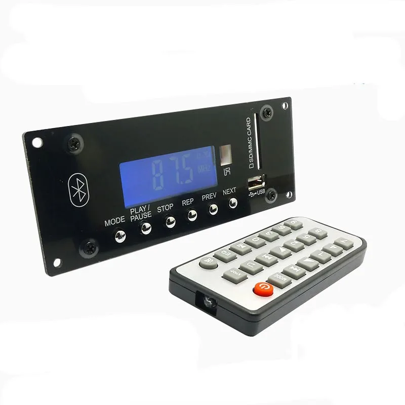 LEORY беспроводная MP3 декодирующая плата bluetooth 4,0 без потерь аудио модуль Поддержка Радио Запись SD USB приложение управление APE FLAC WMA AUX